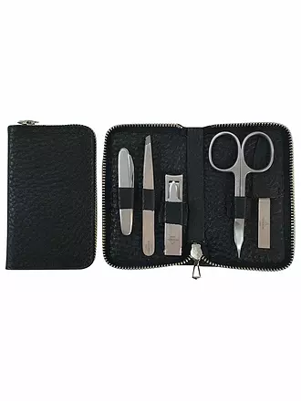 HAMMANN | Ledermanikürset (Schwarz, 5-teilig) | 